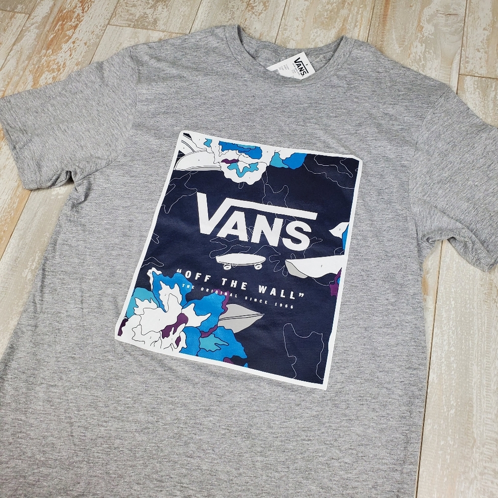 Vans Print Box SS Tee Gray - Picture 5 of 5
